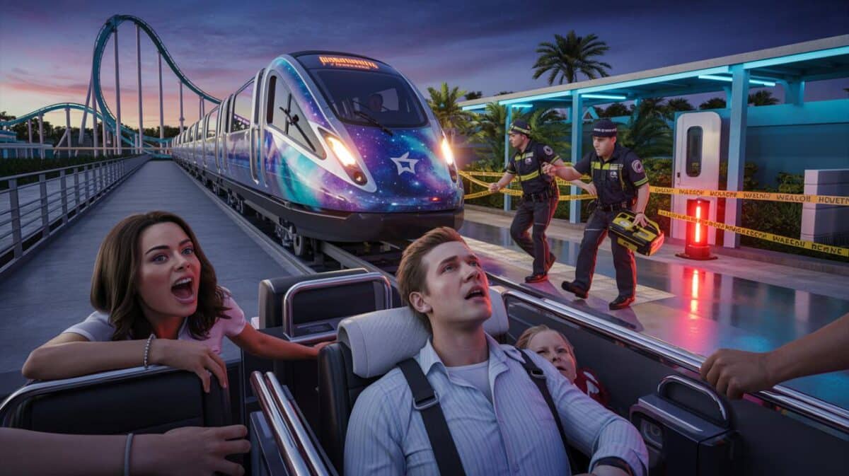 Achterbahn: Eine Frau schrie noch um Hilfe – Mann stirbt bei Achterbahnfahrt in neuem Themenpark
