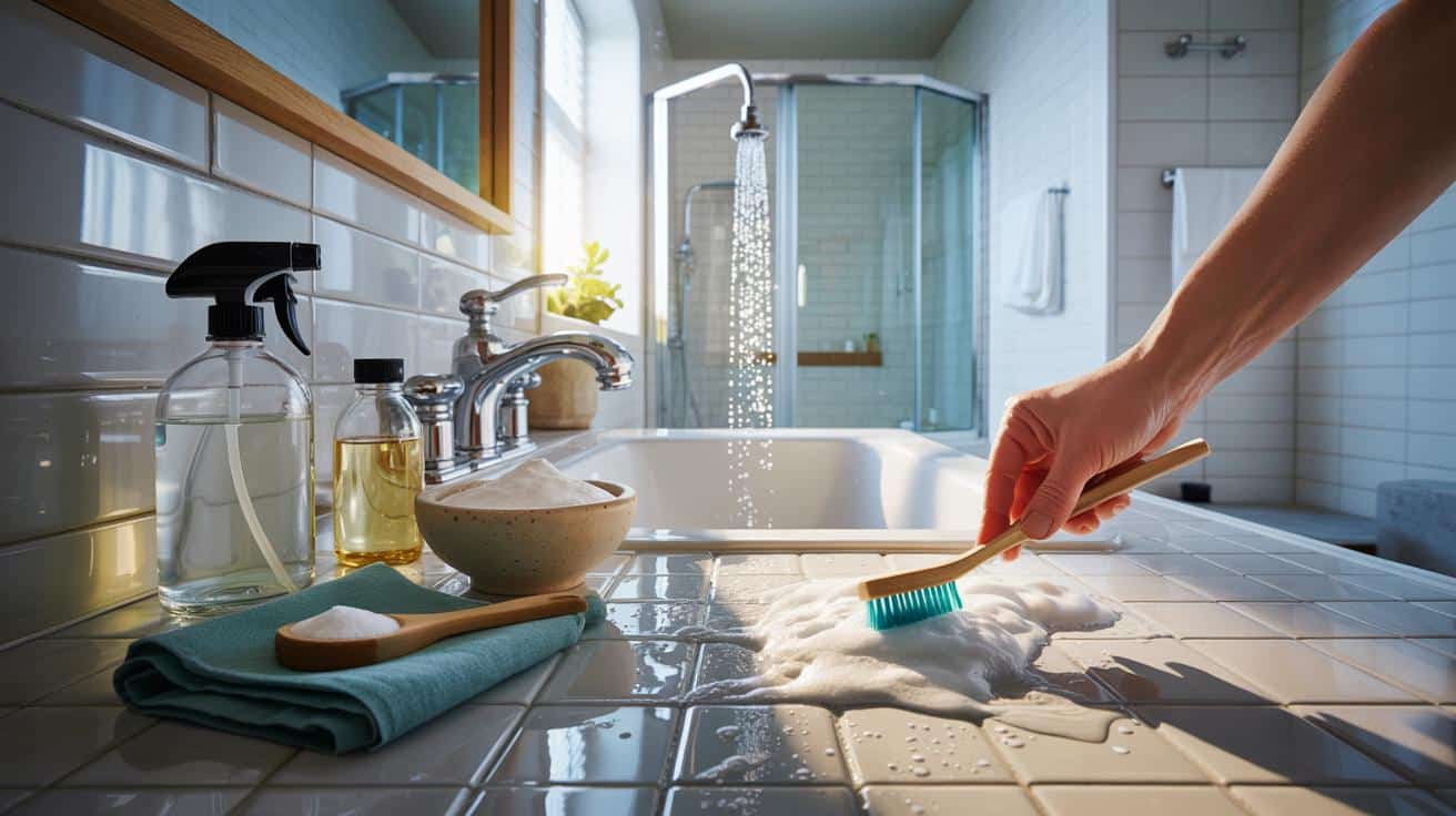 Eco-cleaning: make your bathroom sparkle with vinegar and baking soda
