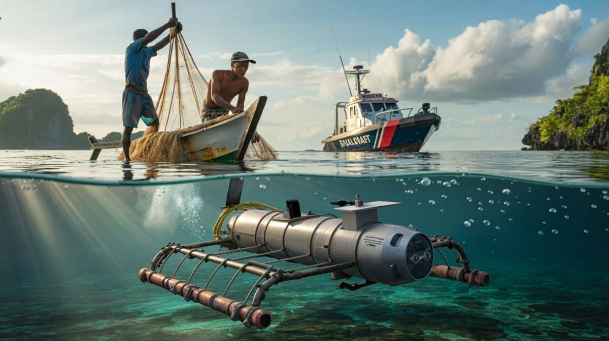 Erneut finden Fischer chinesische Unterwasser-Tarnkappendrohnen