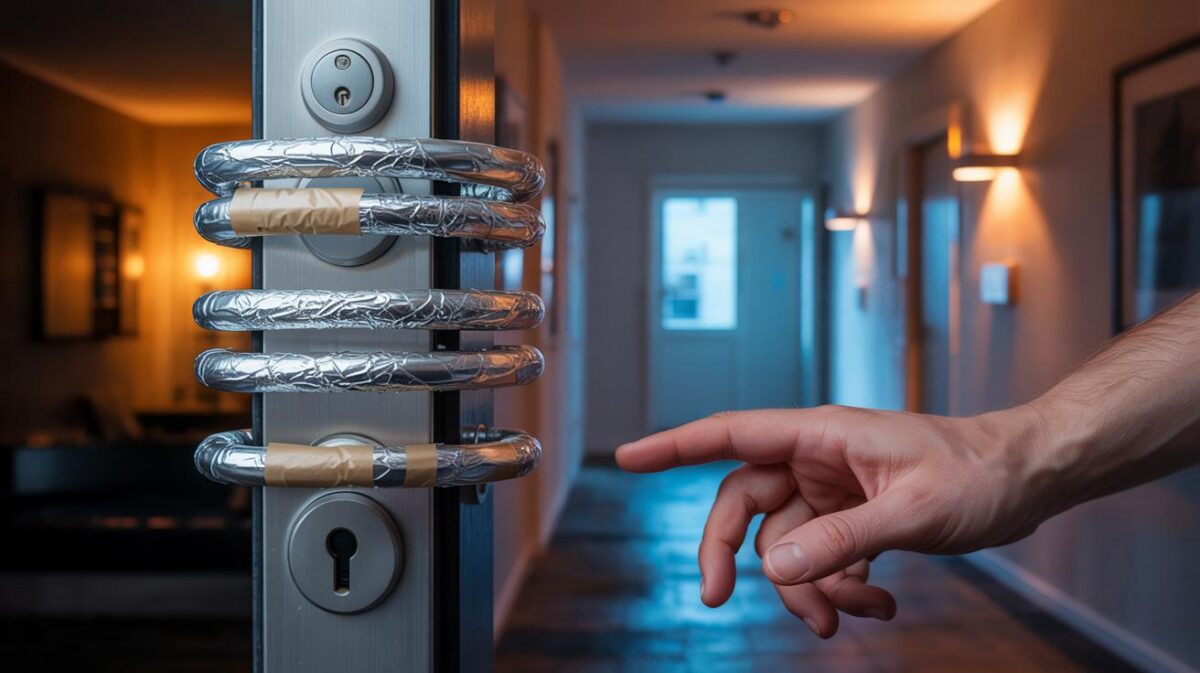 Immer mehr Menschen nutzen jetzt den Alufolien‑Trick am Türgriff: Darum wird er so beliebt