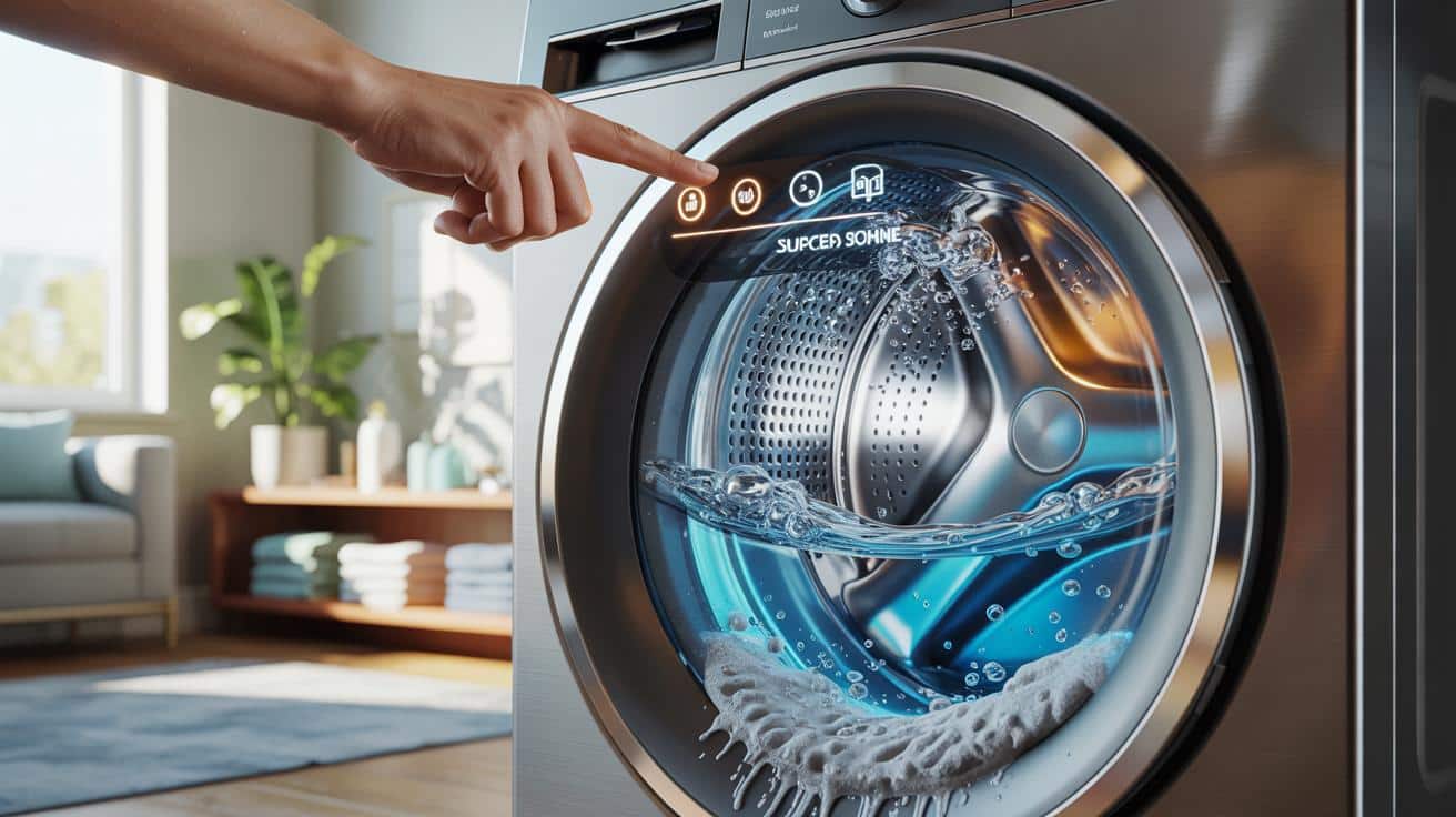 Mit einer versteckten Funktion reinigt sich die Waschmaschine von selbst