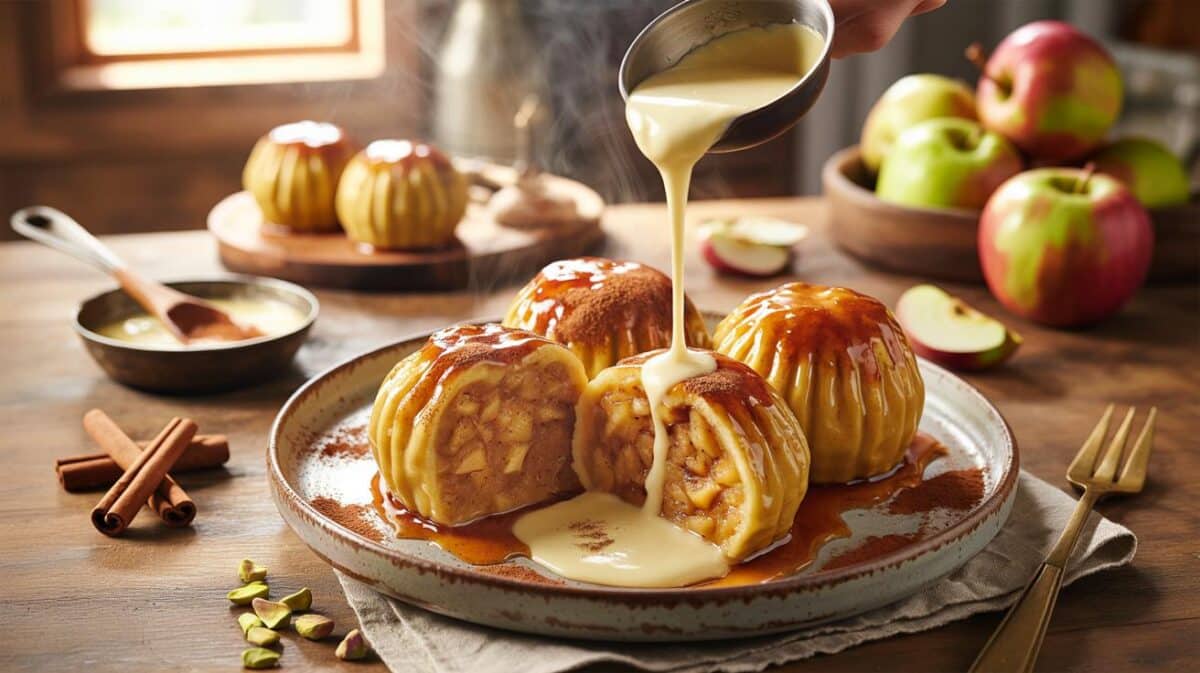Omas Apfelknödel mit Zimtbutter: Rezept