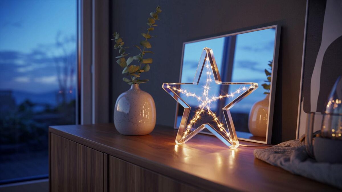 Tchibo hat jetzt den schönsten funkelnden neuen LED-Glasstern für die dunkle Jahreszeit