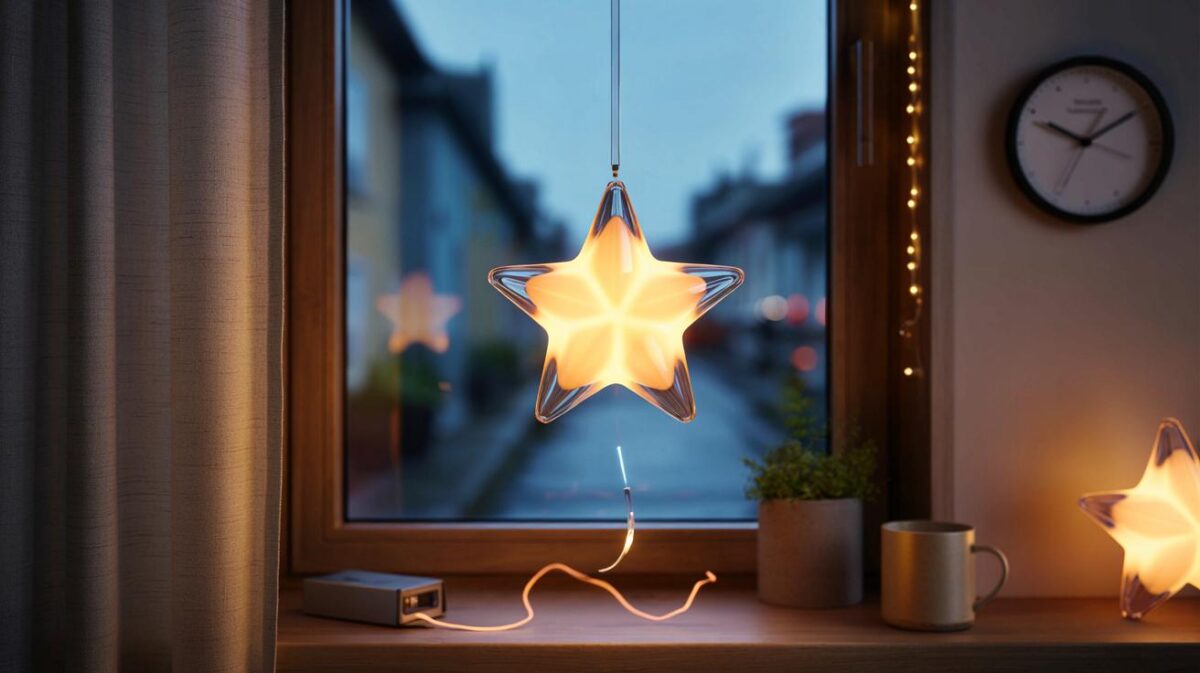 Abends früher dunkel: dieser 17,5-cm-led-glasstern von Tchibo spart dir zeit – 230 h licht ab 17,99 €