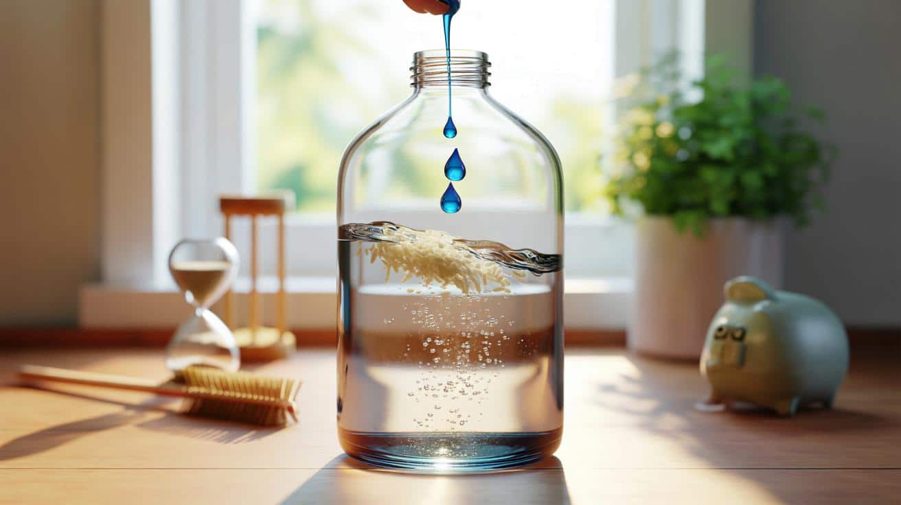 Roher reis im glas mit 3 tropfen spülmittel: spart ihr 15 euro, 90 % zeit und sauberes ergebnis?